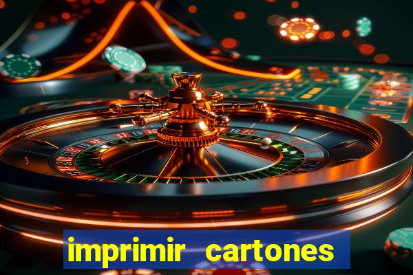 imprimir cartones de bingo